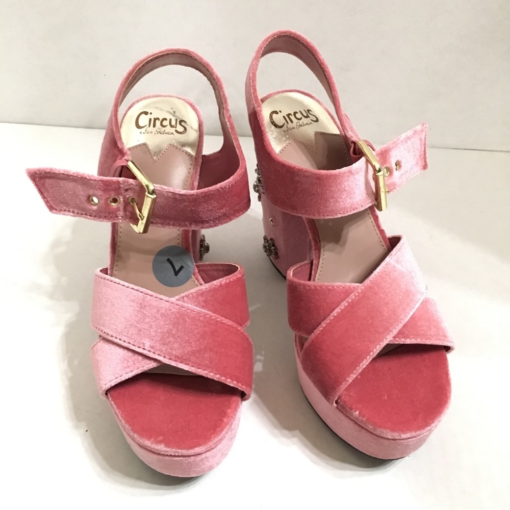 Circus by Sam Edelman Velvet Embellished Heels